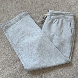 lululemon Loungeful Straight Leg Sweatpant 29" Heathered Grey Sz14